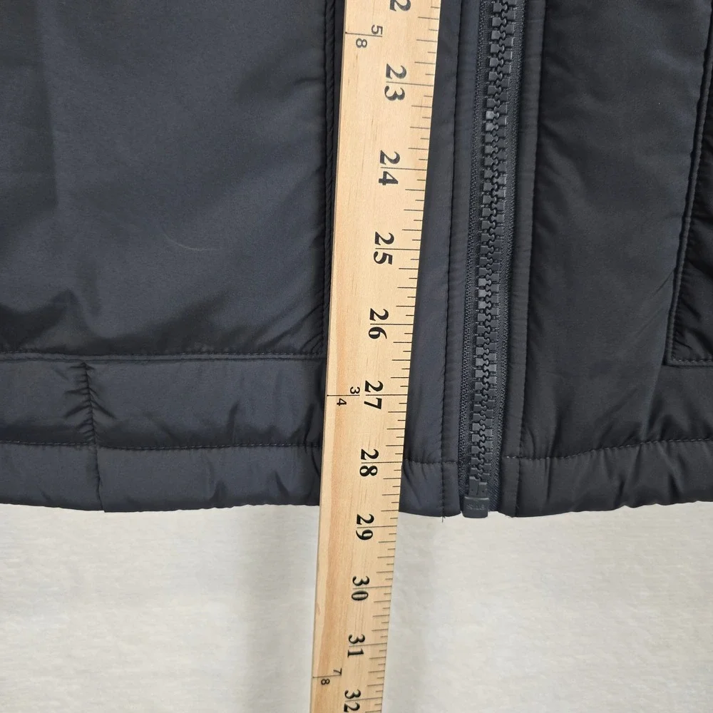 Fabletics Mens Black Quilted Puffer Vest Full Zip Mock Neck size 2X